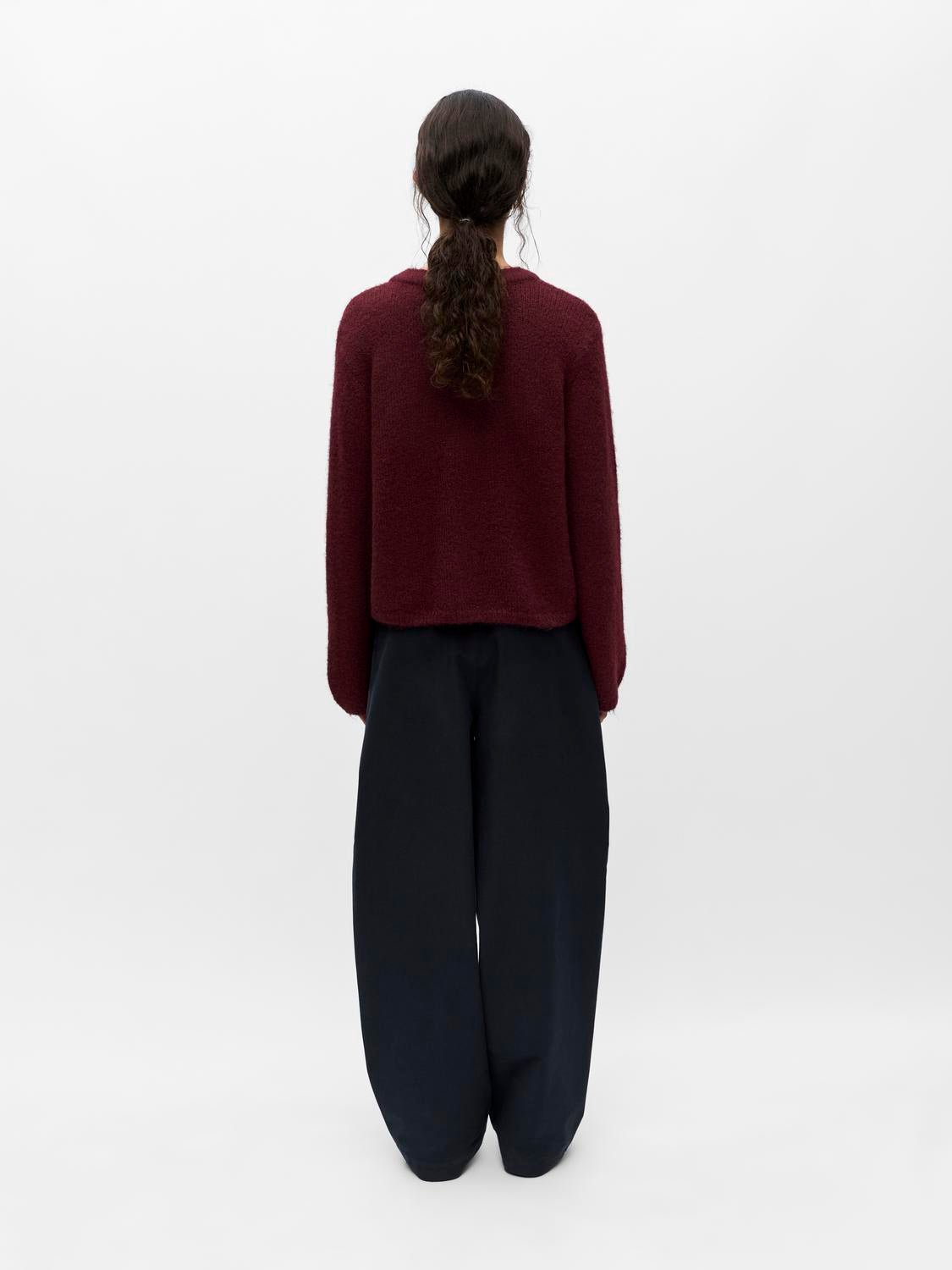 OBJSAGGIA Pullover - Windsor Wine - VERO MODA & VILA Bergvik